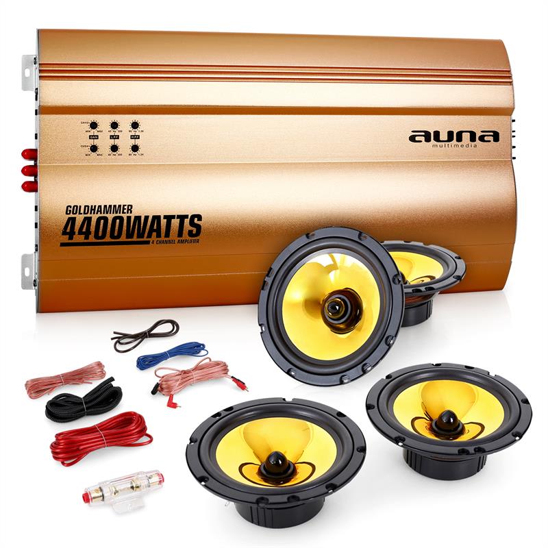 Auna 4.0 auto hifi set „golden race v4“