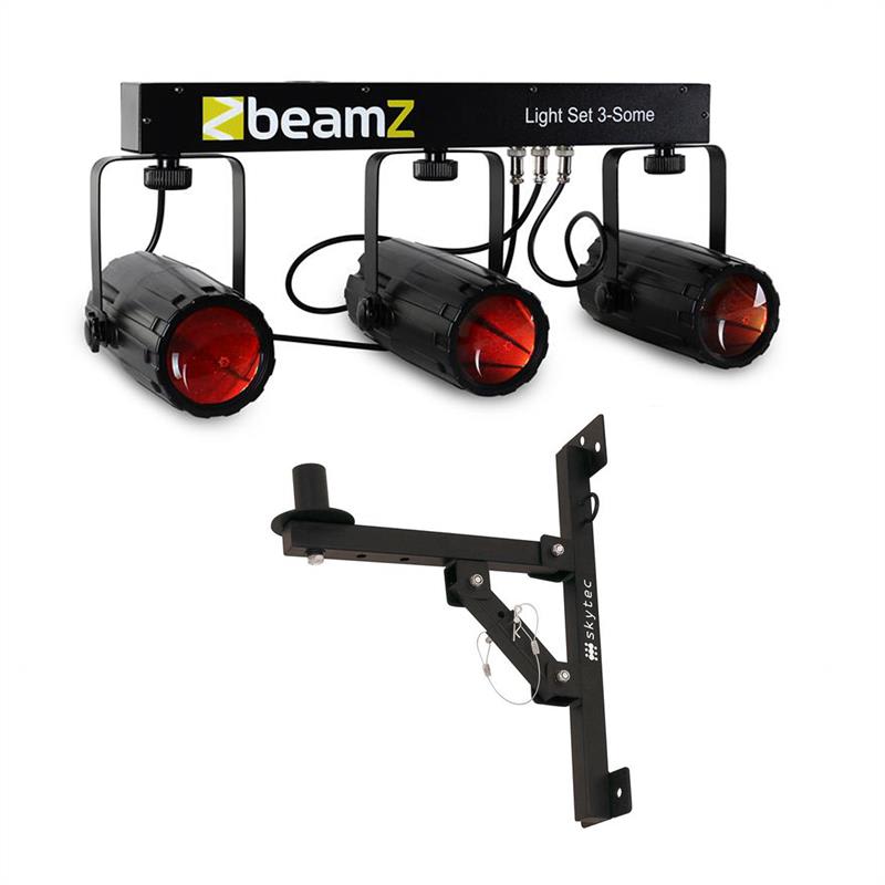 Beamz 3-some, osvetľovací set, 4 časti, led