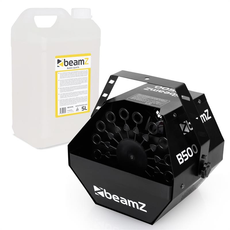 B500 sapbubblemaskin + 5l Beamz sapbubblevätska