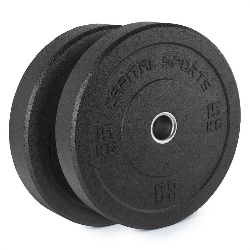 Levně Capital Sports Reni, hi temp gumový kotouč, 50,4 mm, hliníkové jádro, guma, 2 x 15 kg