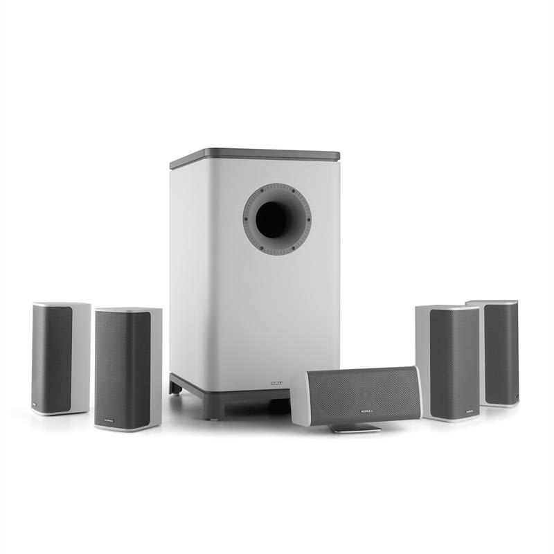 Numan AMBIENCE-5.1-SURROUND SOUND SYSTEM, alb, inclusiv cablul difuzorului de 30 M