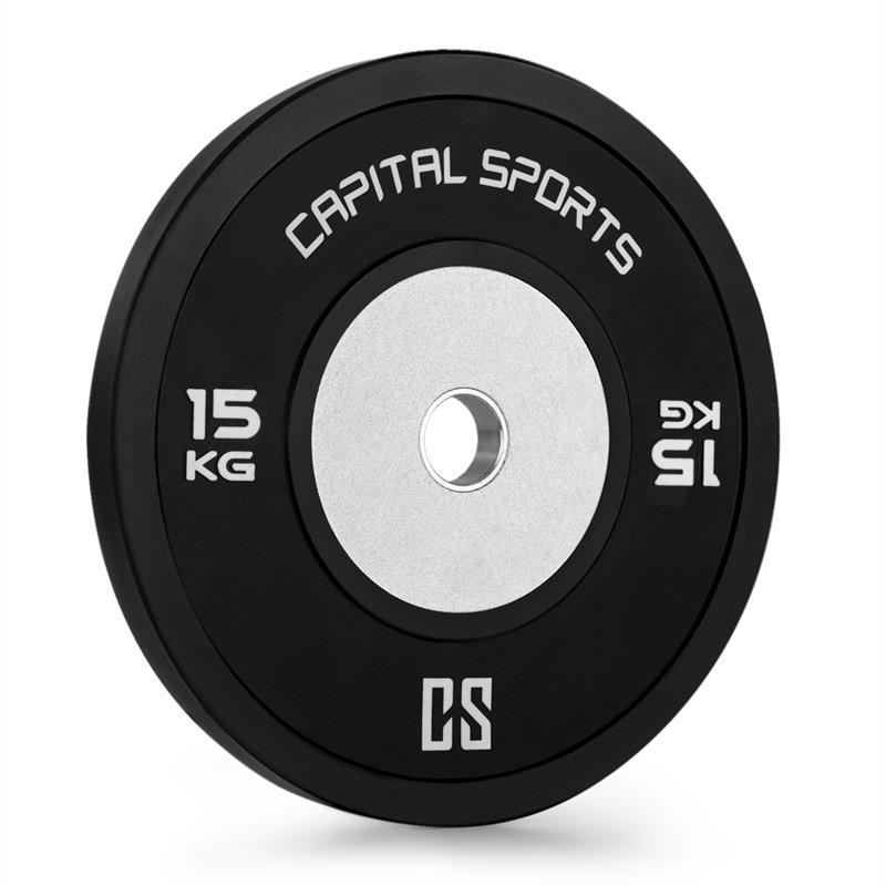 Levně Capital Sports Inval Hi-Grade Competition, kotouče, O 50 mm, hliníkové jádro, guma, 15 kg