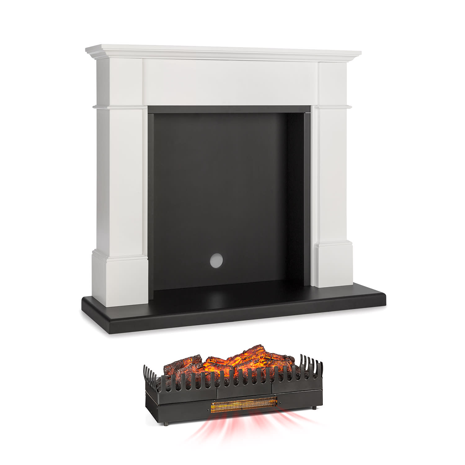 klarstein biel konstrukcia krbu kamini fxl krbova vlozka 2000 w mdf biela hellisto sk