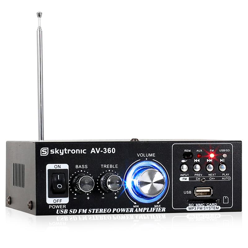 AV-360 HIFI STEREO POJAČALO UB SD MP3 AUX FM