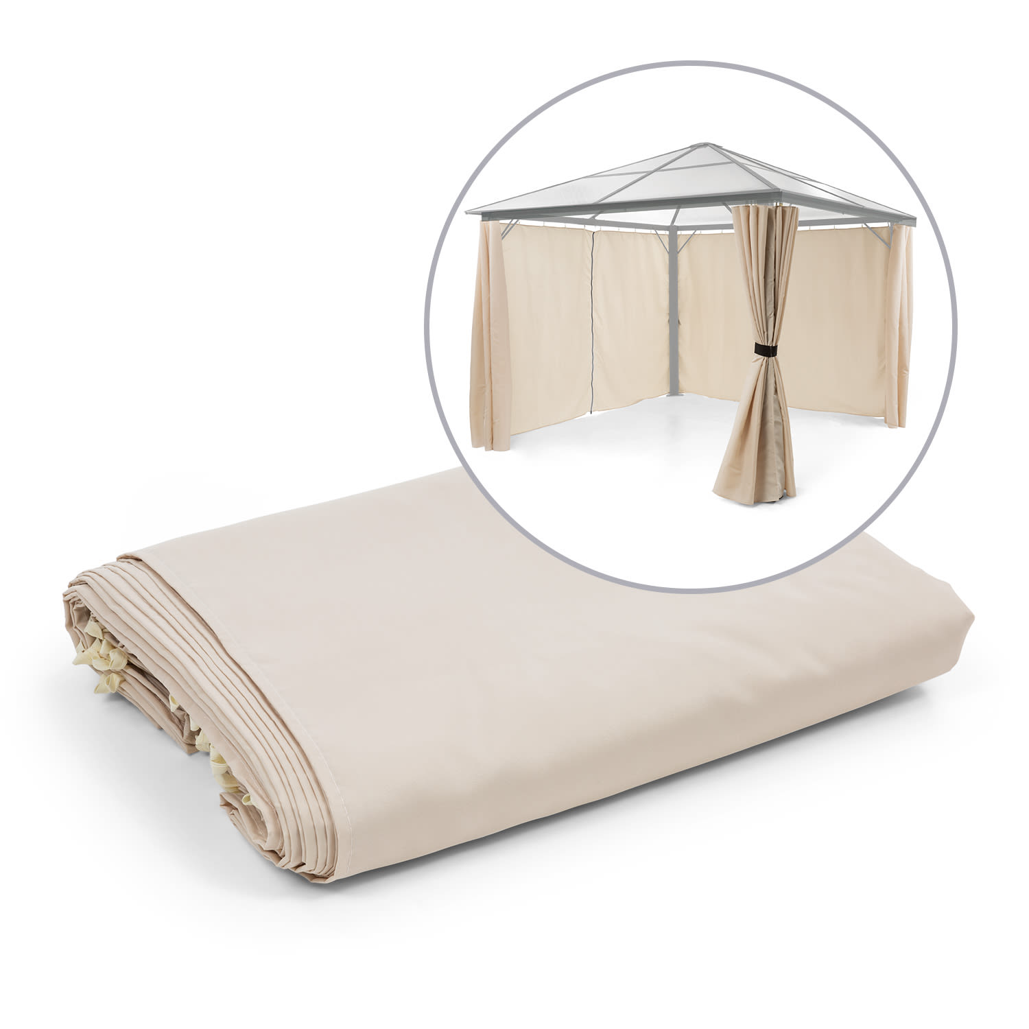 Pantheon Solid Sky Parois latérales pour pergola