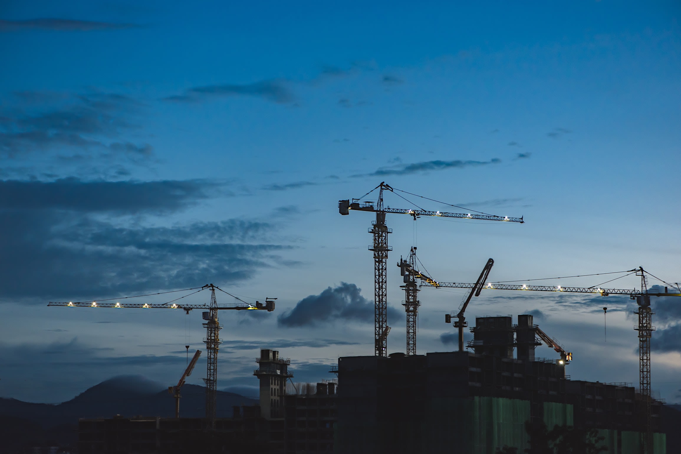 solar-power construction site