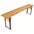 Banc pliant 1 latte en bois 1200 x 255 x 460 mm photo du produit image_1 S