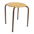 Tabouret H430 x Ø350 mm - Hêtre / Métal photo du produit image_1 S