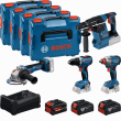 Pack 4 machines 18V 5/5,5Ah photo du produit image_1 S