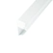 Embout de finition pour profilé 3 m - Alu laqué blanc photo du produit image_1 S