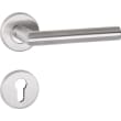 Garniture pour portes coupe-feu NW-495-2 acier inoxydable 60 D/K photo du produit