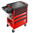 Servante ROLL M3 6 tiroirs - Rouge photo du produit image_14 S