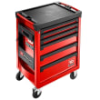Servante ROLL M3 6 tiroirs - Rouge photo du produit image_10 S