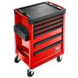 Servante ROLL M3 6 tiroirs - Rouge photo du produit image_5 S