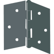 Charnière carrée acier décapé p. f. 30 x 30 mm photo du produit image_2 S