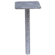 Pied de poteau simple platine 70/70 photo du produit image_1 S
