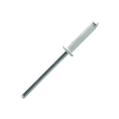 Rivet standard tête plate laquée blanc 4 x 10 photo du produit image_1 S