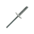Rivet standard tête plate extra-large alu/acier 4 x 10 mm photo du produit image_1 S