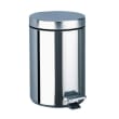 Poubelle ronde à pédale inox poli brillant Ø 170 3L. photo du produit image_1 S