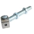 Pivot longue tige M20 + cavalier zingué blanc photo du produit