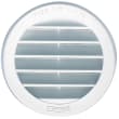 Grille ronde avec moustiq. 100 cm² Ø 120 mm blanche photo du produit image_1 S