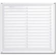Grille simple avec moustiquaire 260 x 240 mm blanche photo du produit image_1 S