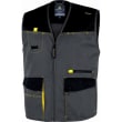 Gilet de travail D-MACH Gris/Jaune TL photo du produit image_1 S