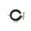 Collier isophonique à charnière M8/M10 pour tube Ø 20-27 mm photo du produit image_1 S
