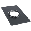 Plaque de propreté 300 x 500 noire Ø 125 mm photo du produit image_1 S