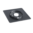 Plaque de propreté 300 x 300 mm noir Ø 80 mm photo du produit image_1 S