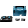 Pack energie 2 batteries 18V 5AH + chargeur double DC18RD photo du produit image_1 S