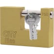 Cadenas CITY 750 rectangulaire 3 clés photo du produit