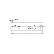 Penture droite 35 x 5 x 600 mm Ø 14 TC 7,5 cataphorèse photo du produit image_1 S