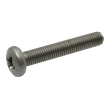 Vis à métaux tête cylindrique bombée à empreinte Pozidriv - Inox A2 photo du produit