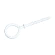 Piton à vis Ø 2,5 x 10 mm - Rislanisé blanc photo du produit image_1 S