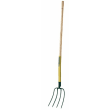 Fourche à fumier à douille 4 dents 30 cm photo du produit