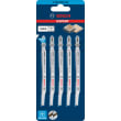 Lame de scie sauteuse bois dur 117MM (x5) EXPERT BIM T308BF photo du produit