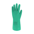 Gant nitrile vert floqué 30 cm T7 photo du produit image_1 S