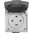 Prise de courant PLEXO 3P+T 20A 400V~ saillie gris photo du produit image_1 S