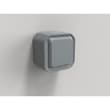 Prise de courant et volet de protection PLEXO apparent gris photo du produit image_3 S
