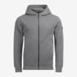 Sweat zippé à capuche QUENTIN gris TXS photo du produit image_1 S