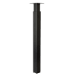 Pied zoom 60x60 700-1100 acier noir photo du produit