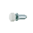 Vérin encastrable 6 pans M6 x 30 mm - Blanc photo du produit image_1 S