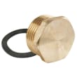 Bouchon M17x23 avec joint plat - Laiton nickelé photo du produit image_1 S