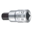 Jeu clés douille 59 3/4" 6 pans creux ouv clé 17mm L80mm photo du produit image_1 S