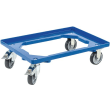 Chariot caisse cap.charge 250kg L600xl400mm plastique bleu photo du produit image_1 S