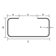 Tube rectangulaire S235 JR 7,5 x 15 x 30 x 1,5/15 photo du produit image_1 S