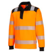 Sweat zippé HV PW3 orange/noir TS photo du produit image_4 S