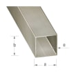 Tube carré 25 x 25 x 1 mm - Inox mat photo du produit image_1 S