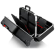 Valise à outils BIG Twin à roulettes vide - Noire photo du produit